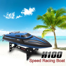 Latest kids toy gift Skytech H100 Waterproof RC Boat 2.4GHz 4 Channel 30km/H High Speed Racing 180 Degree Flip RC fishing boat